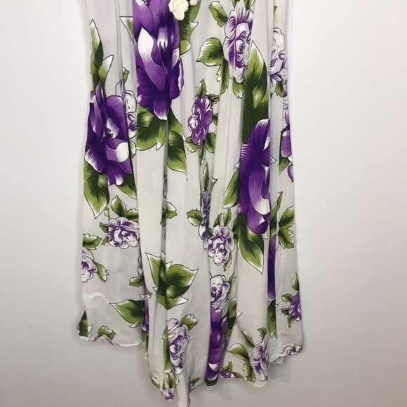 Floral knit handmade dress - Picture 3 of 9